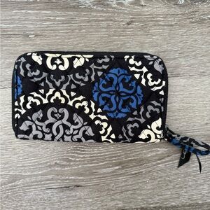Canterbury Cobalt Vera Bradley Wristlet